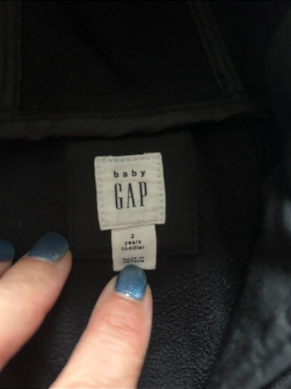 GAP Kids Black Hooded Raincoat